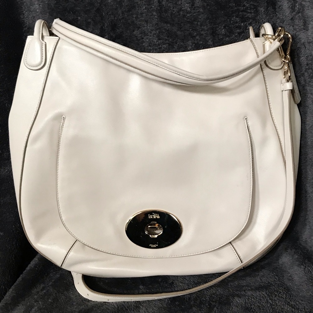 Coach purse - snow white